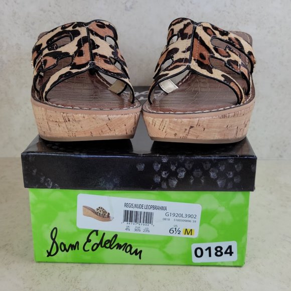 SAM EDELMAN regis sandals brown Sz 6.5 - Picture 8 of 8